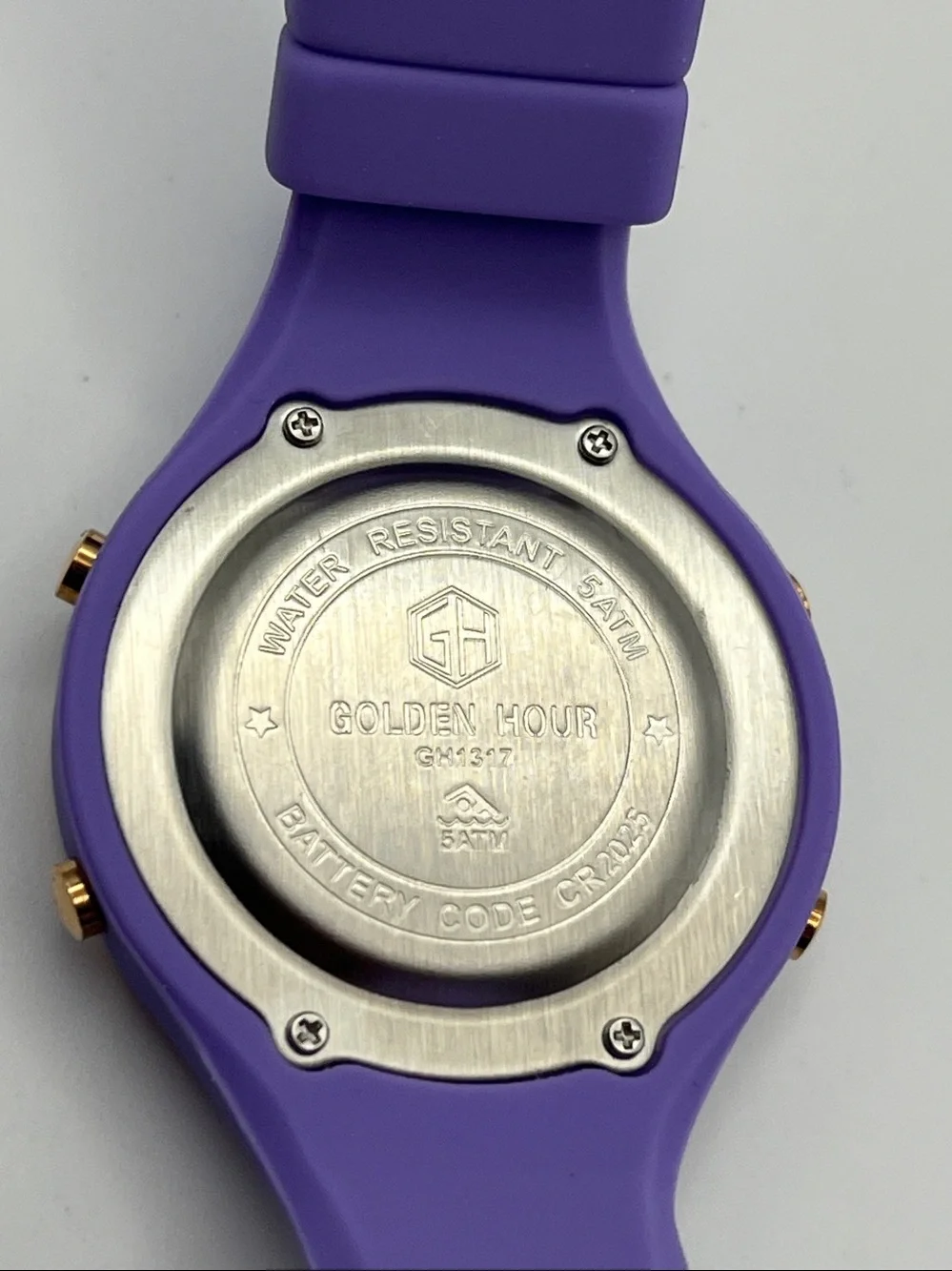 Purple Digital Sport Watch